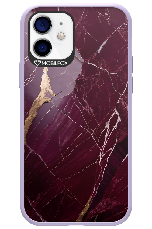 Burgundy Marble 2.0 - Apple iPhone 12
