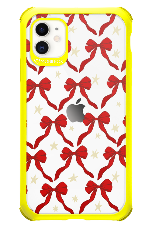 Bow & Stars (Transparent) - Apple iPhone 11