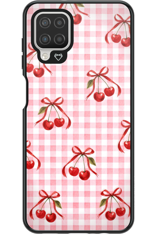 Pink Cherry Checked 2.0 - Samsung Galaxy A12