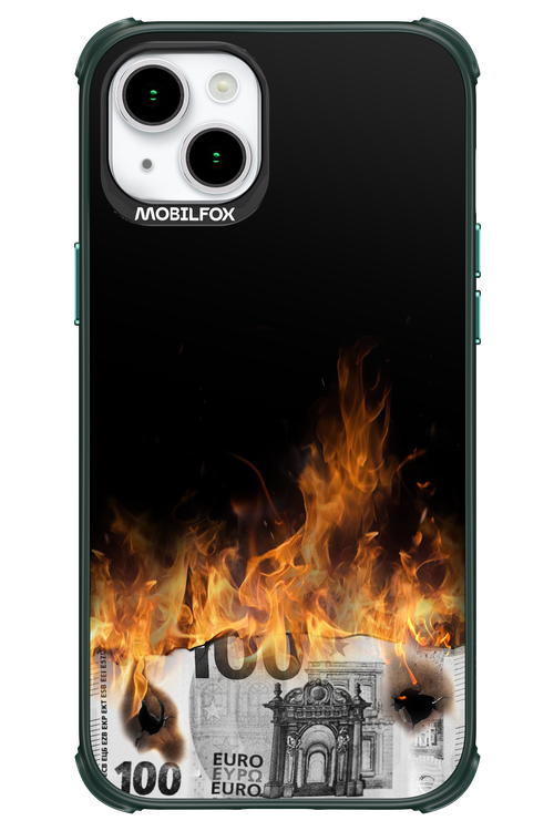 Money Burn Euro - Apple iPhone 15 Plus