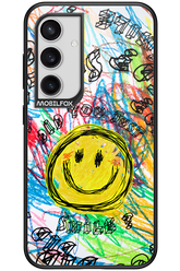 Crayon Smiley Colorful - Samsung Galaxy S24