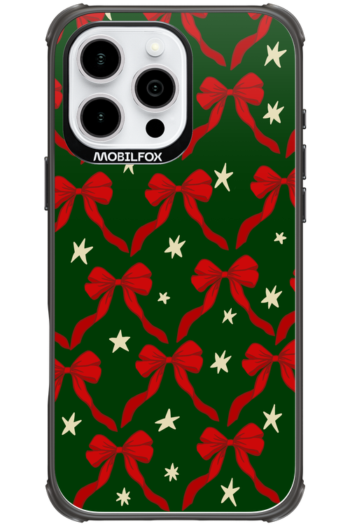 Bow & Stars (Green) - Apple iPhone 16 Pro Max