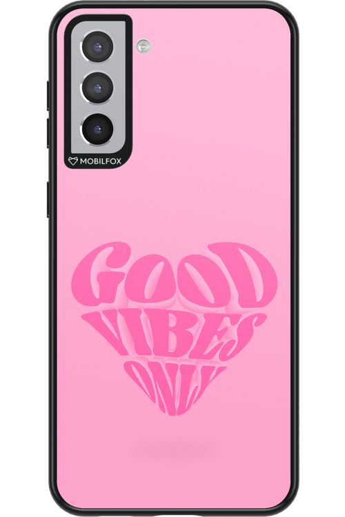 Good Vibes Heart - Samsung Galaxy S21+
