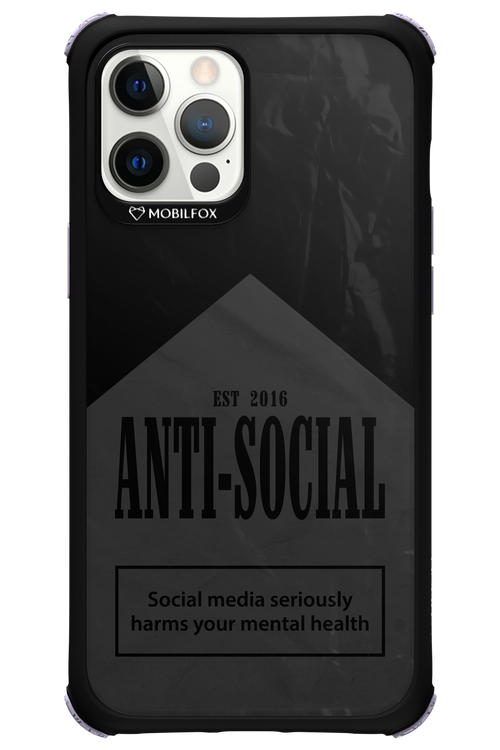 ANTI-SOCIAL (BLVCK) 2.0 - Apple iPhone 12 Pro Max