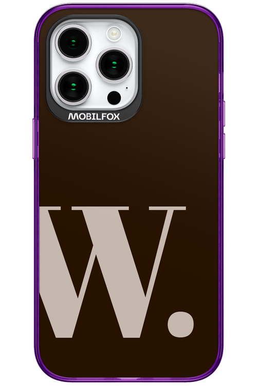 W (Mokka Foam) - Apple iPhone 15 Pro Max