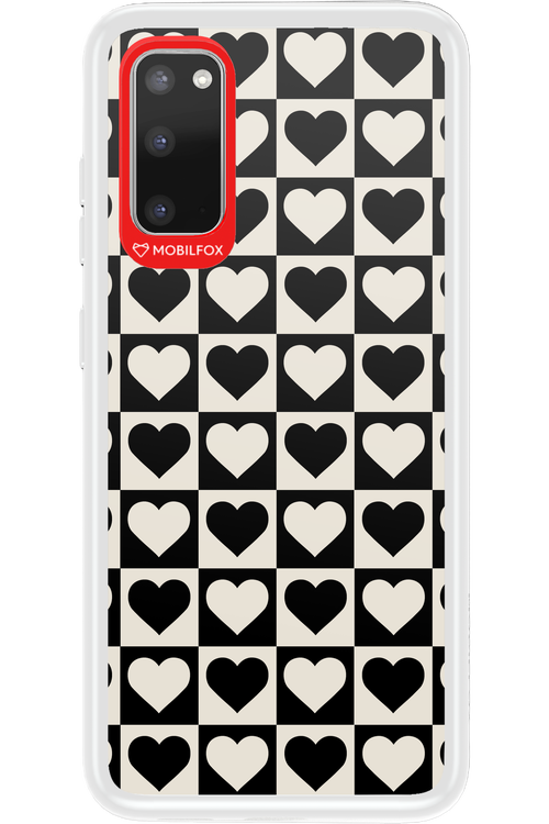 Checkered Heart - Samsung Galaxy S20