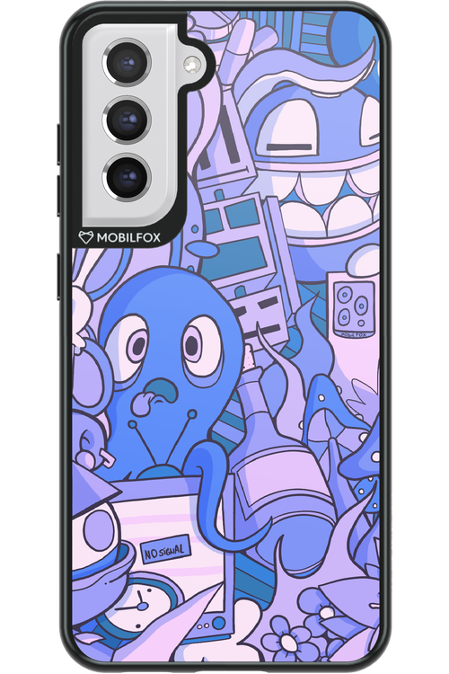 Blue Chaos - Samsung Galaxy S21 FE