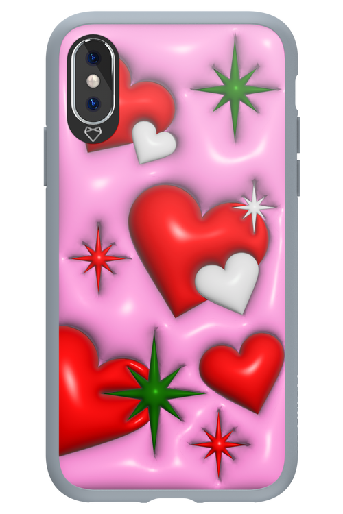 Holiday Hearts - Apple iPhone X