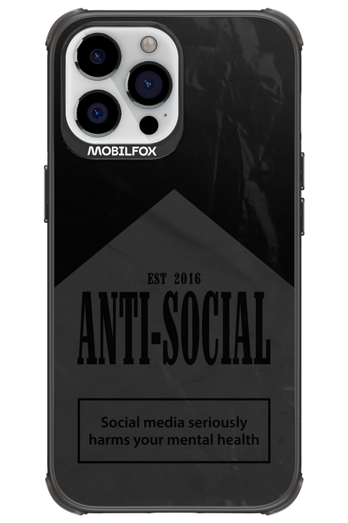 ANTI-SOCIAL (BLVCK) 2.0 - Apple iPhone 13 Pro Max