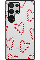 Candy Cane Hearts - Samsung Galaxy S22 Ultra