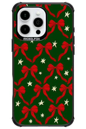 Bow & Stars (Green) - Apple iPhone 16 Pro Max