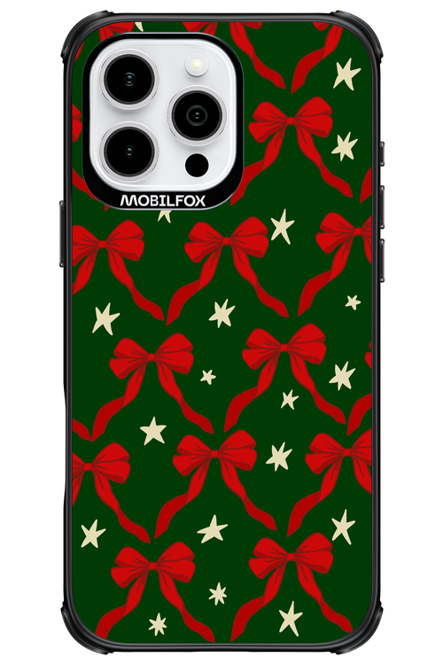 Bow & Stars (Green) - Apple iPhone 16 Pro Max