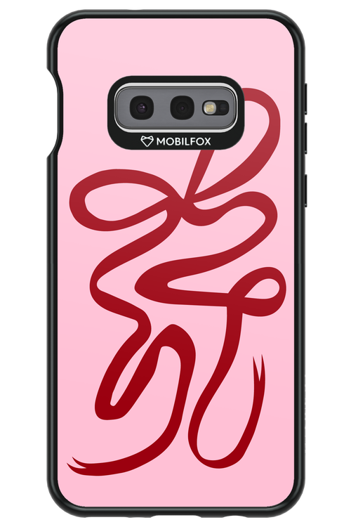 Burgundy Bow - Samsung Galaxy S10e