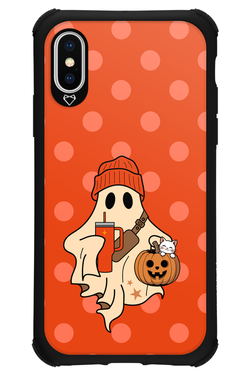 Ghost Girl (Orange) - Apple iPhone X