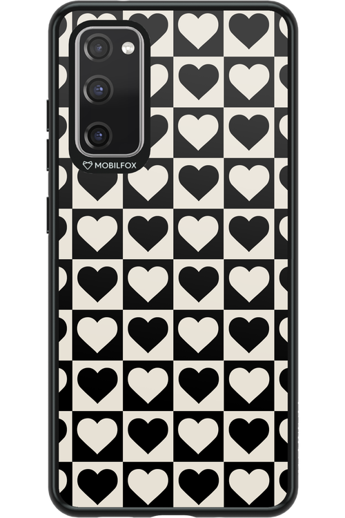 Checkered Heart - Samsung Galaxy S20 FE
