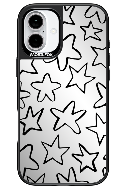 Flower Star Mirror - Apple iPhone 16 Plus