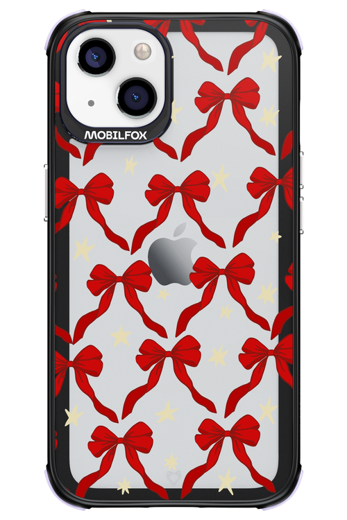 Bow & Stars (Transparent) - Apple iPhone 13