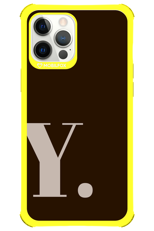 Y (Mokka Foam) - Apple iPhone 12 Pro Max