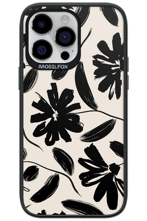 Monochrome Flowerss - Apple iPhone 14 Pro Max