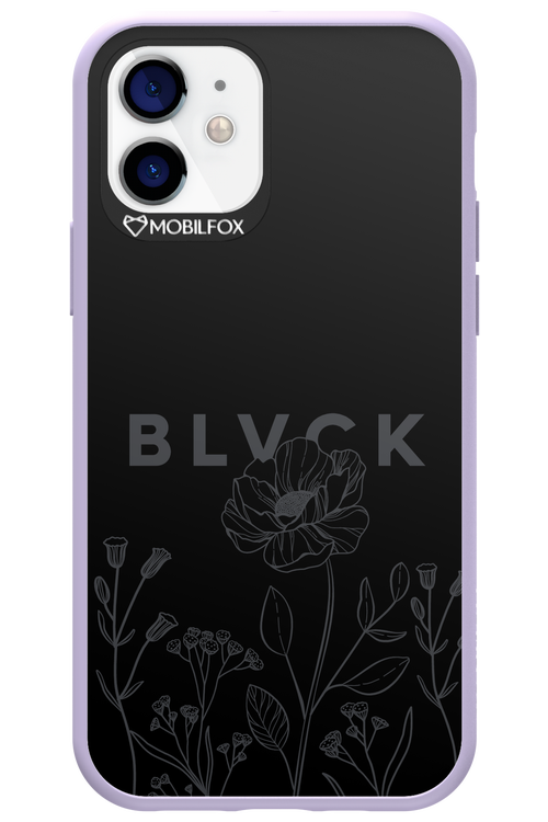 Black Flowers - Apple iPhone 12