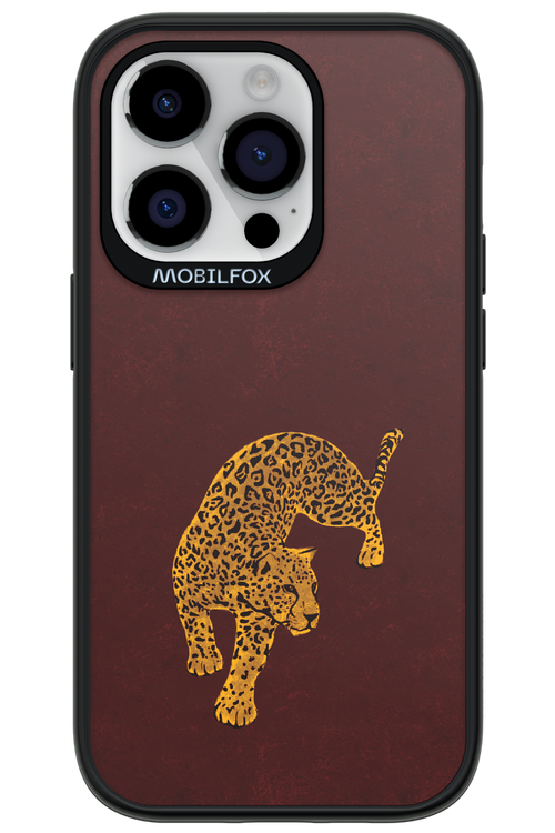 Burgundy Leopard - Apple iPhone 14 Pro