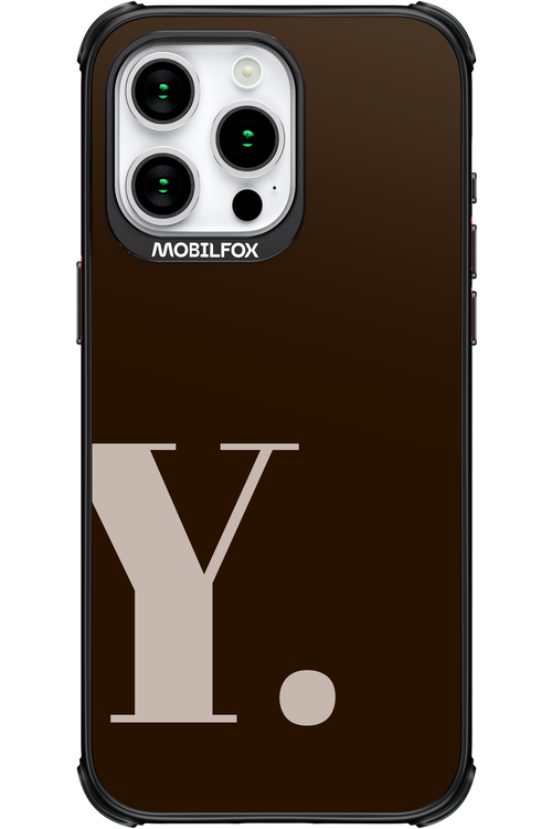 Y (Mokka Foam) - Apple iPhone 15 Pro Max