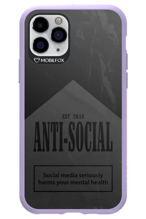 ANTI-SOCIAL (BLVCK) 2.0 - Apple iPhone 11 Pro