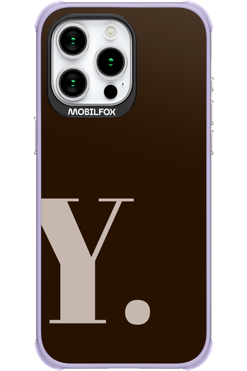 Y (Mokka Foam) - Apple iPhone 15 Pro Max