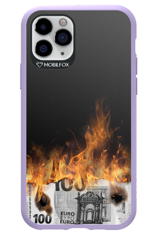 Money Burn Euro - Apple iPhone 11 Pro