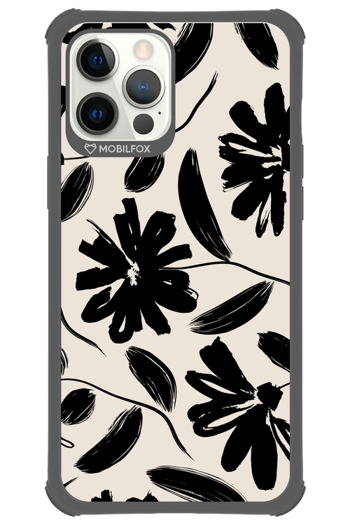 Monochrome Flowerss - Apple iPhone 12 Pro Max