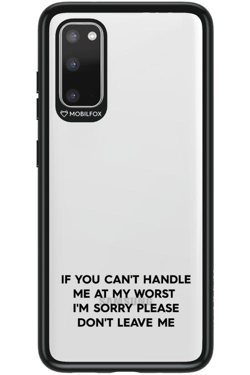 Sorry - Samsung Galaxy S20