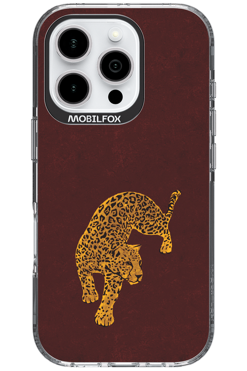 Burgundy Leopard - Apple iPhone 16 Pro