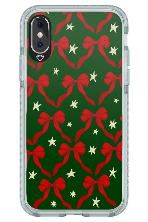 Bow & Stars (Green) - Apple iPhone XS