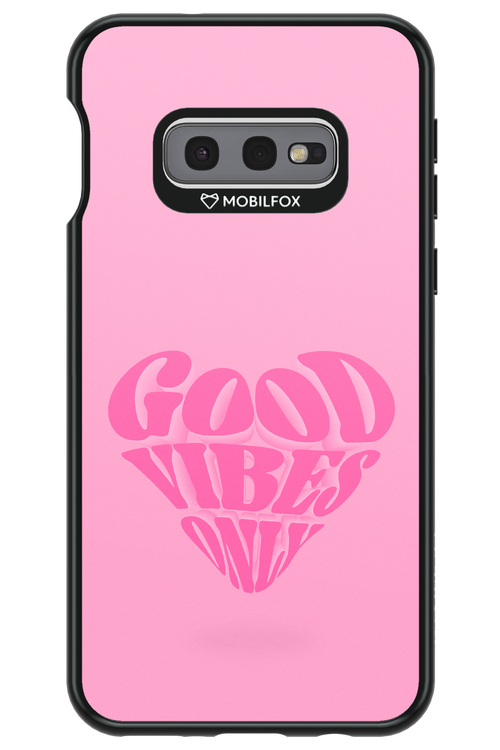 Good Vibes Heart - Samsung Galaxy S10e