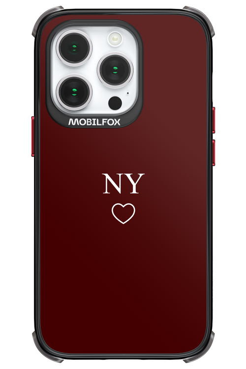 NY Burgundia 2.0 - Apple iPhone 14 Pro