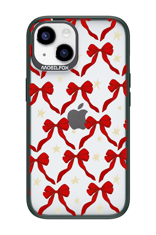Bow & Stars (Transparent) - Apple iPhone 14