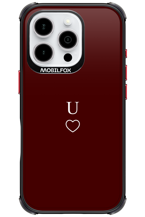 U Burgundia 2.0 - Apple iPhone 16 Pro