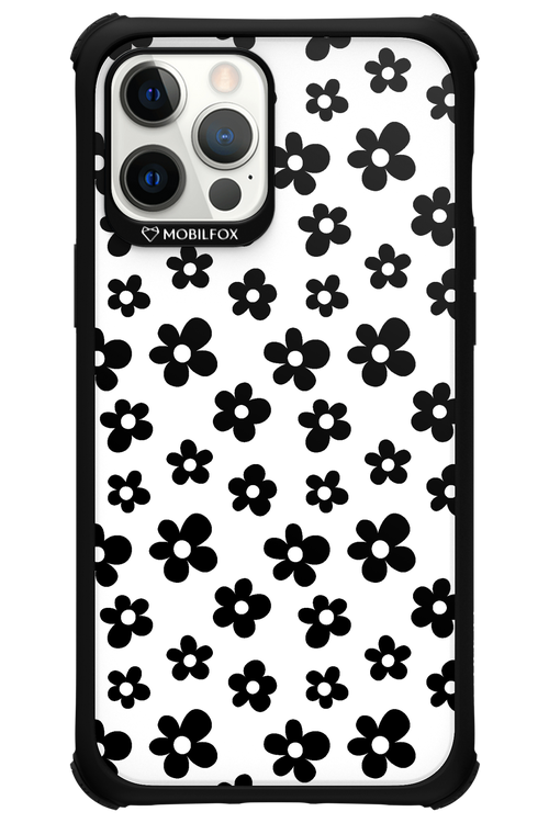 Monochrome Flowers  - Apple iPhone 12 Pro Max