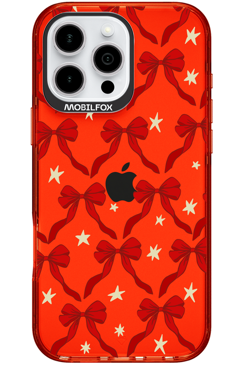 Bow & Stars (Transparent) - Apple iPhone 16 Pro Max