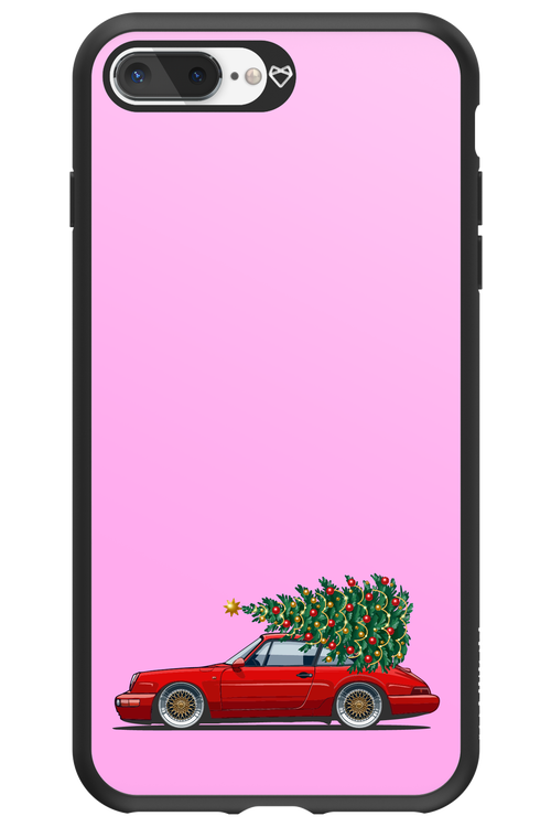 XMAS Car Pink - Apple iPhone 8 Plus