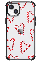 Candy Cane Hearts - Apple iPhone 14 Plus