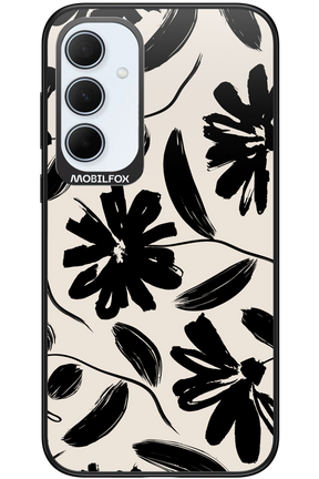 Monochrome Flowerss - Samsung Galaxy A35