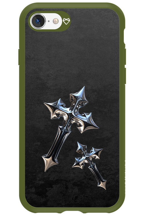 Chrome Crosses - Apple iPhone 8