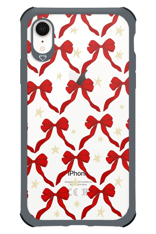 Bow & Stars (Transparent) - Apple iPhone XR