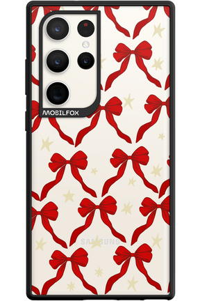 Bow & Stars (Transparent) - Samsung Galaxy S23 Ultra