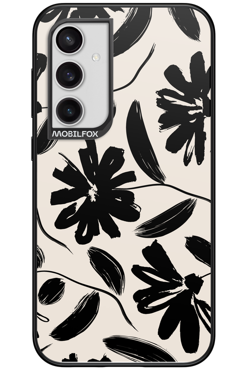 Monochrome Flowerss 2.0 - Samsung Galaxy S23 FE