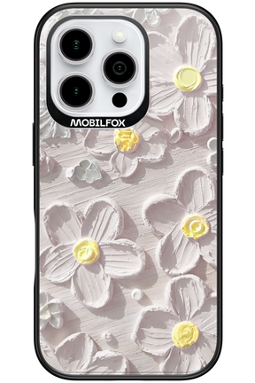 White Flowers - Apple iPhone 16 Pro