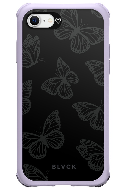 Black Butterflies - Apple iPhone SE 2020