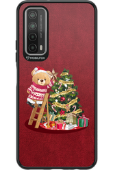 Christmas Bear (Burgundy) - Huawei P Smart 2021