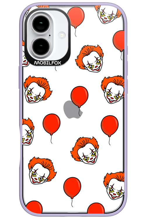 Mystery Clown (Transparent) - Apple iPhone 16 Plus